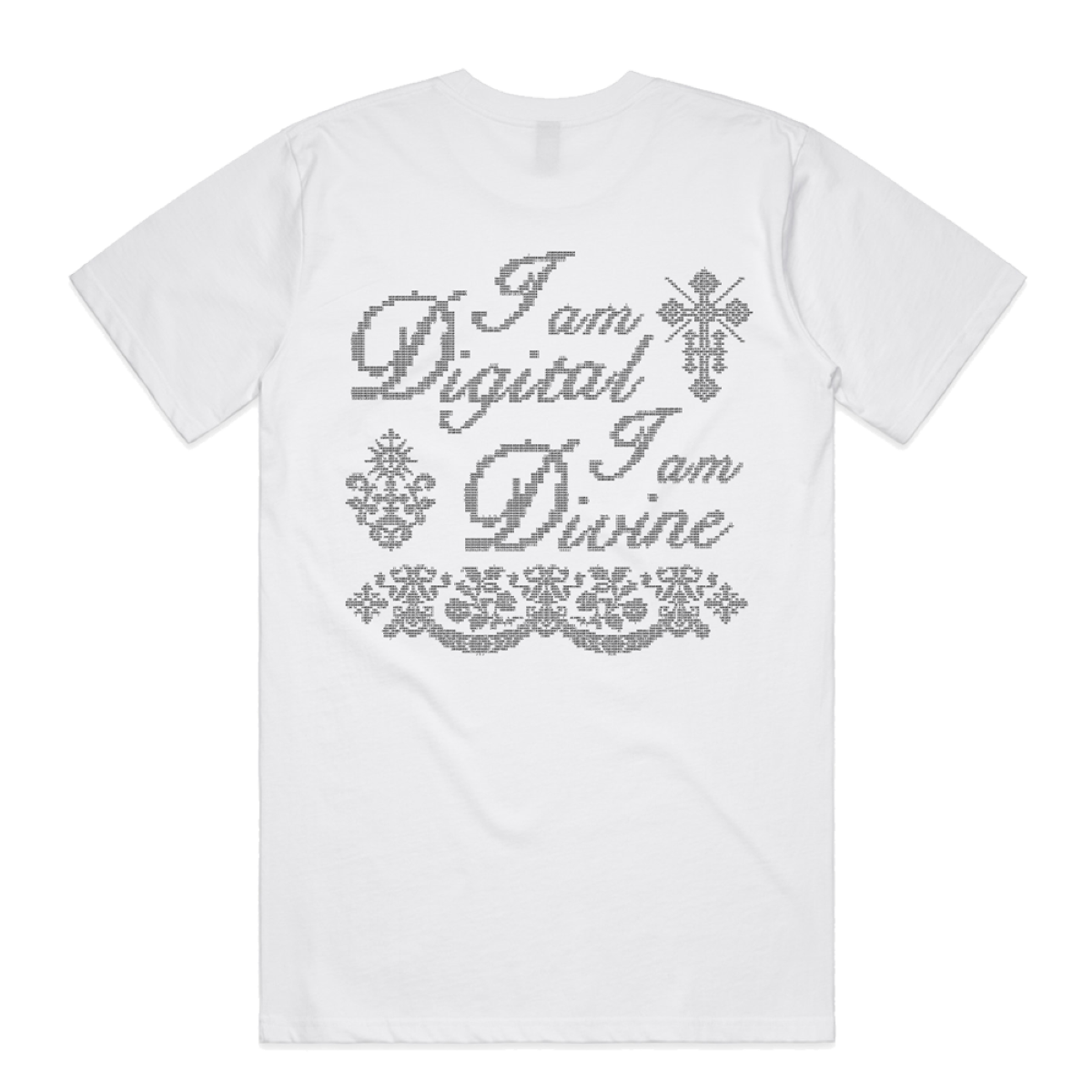 I am Digital, I am Divine White Tee