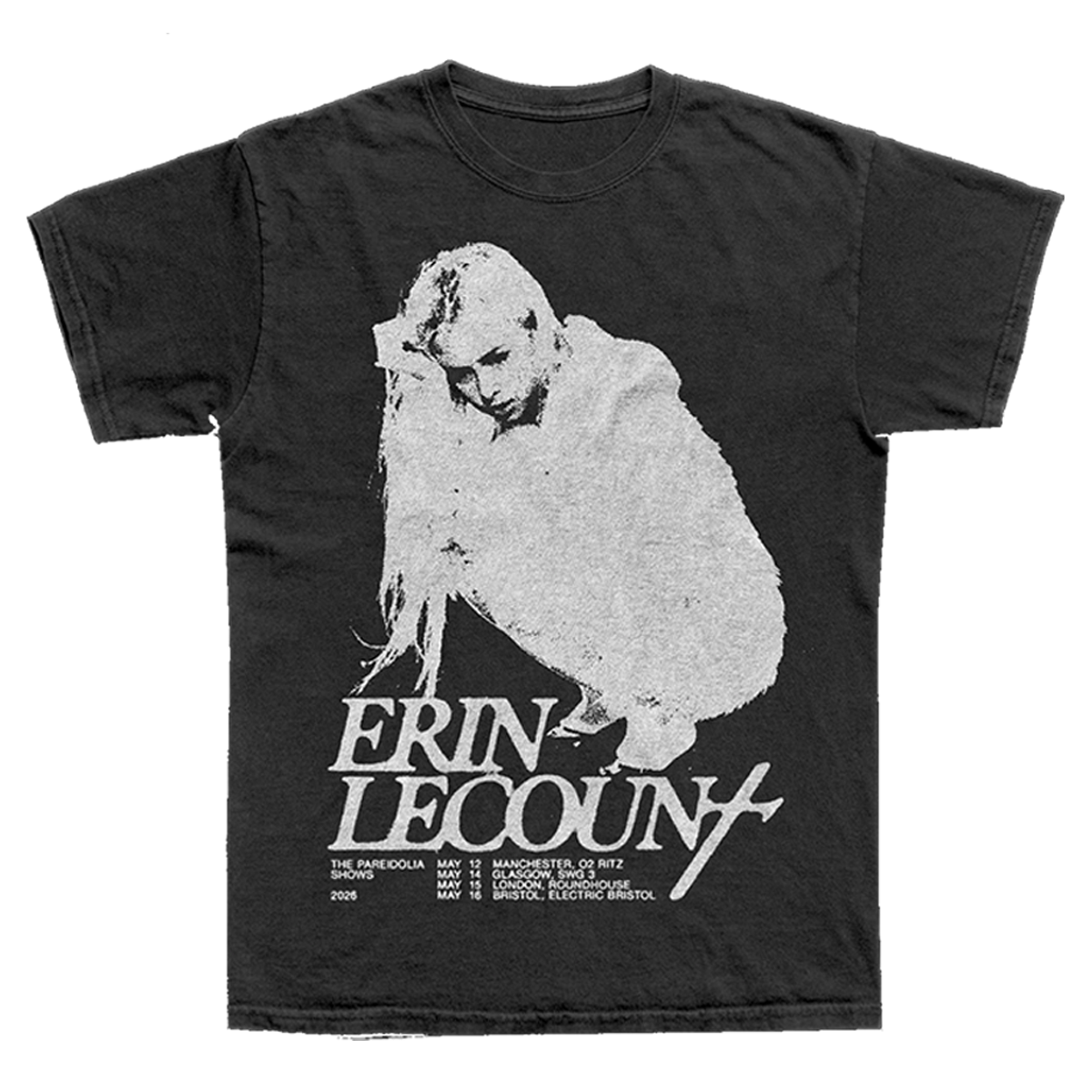 THE PAREIDOLIA SHOWS UK OFFICIAL TOUR TEE